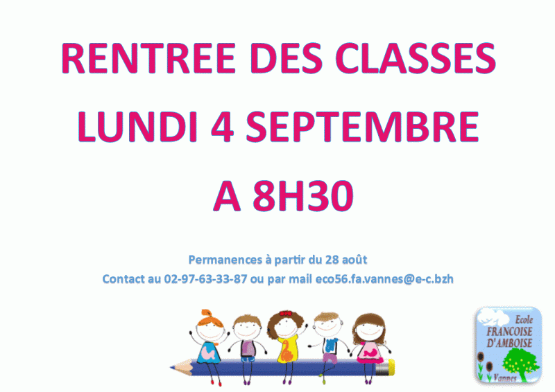 Rentrée des classes