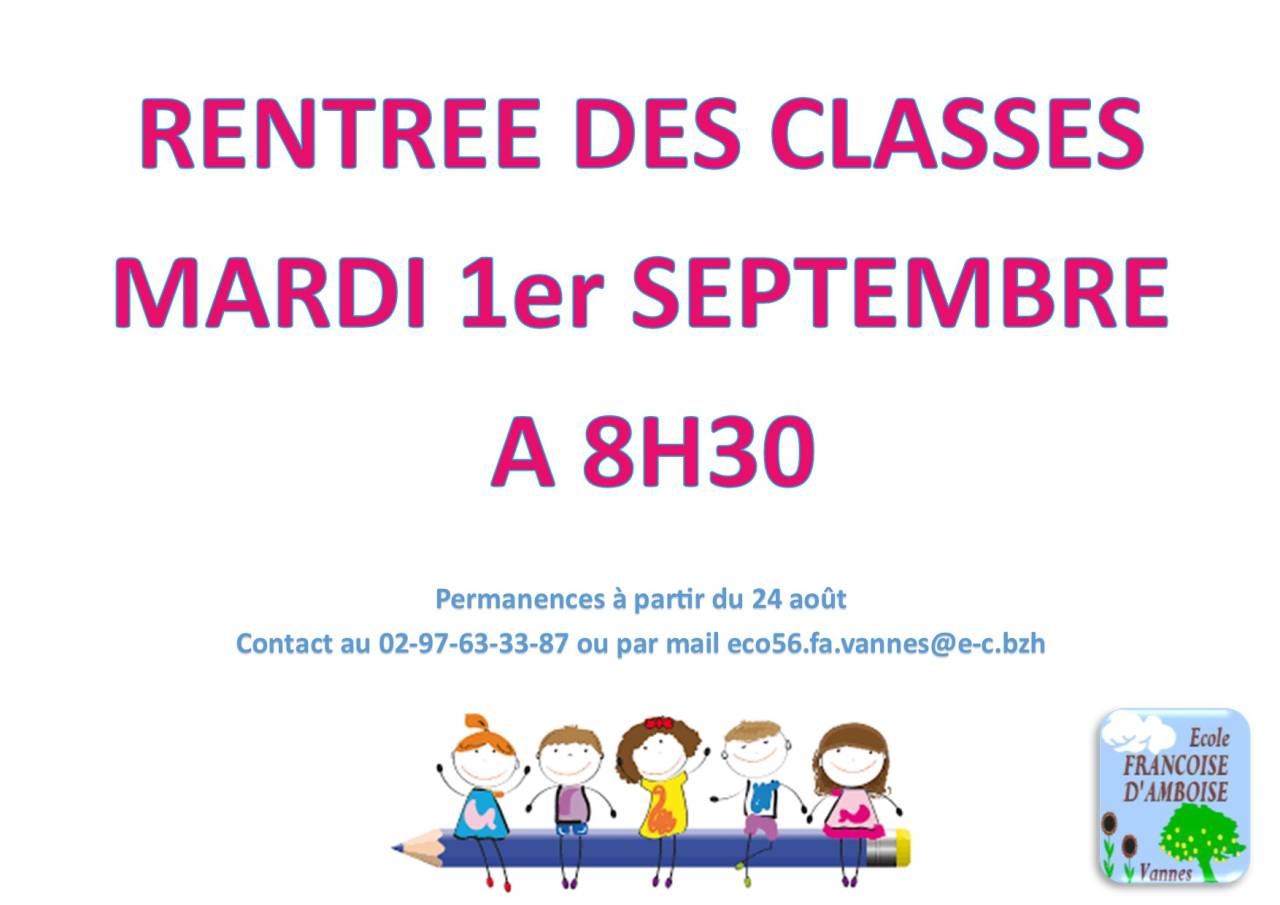 Rentrée des classes