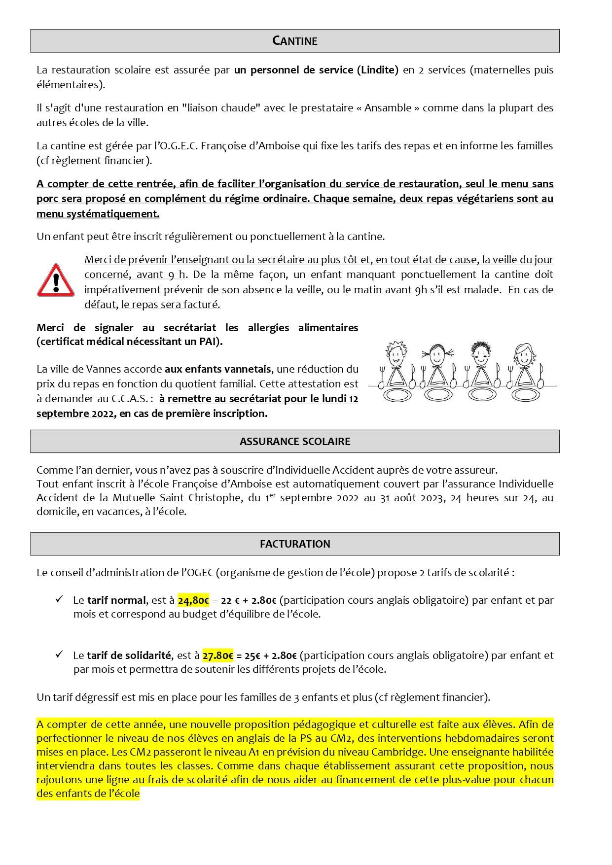 Circulaire de rentrée familles 2023 page 0004